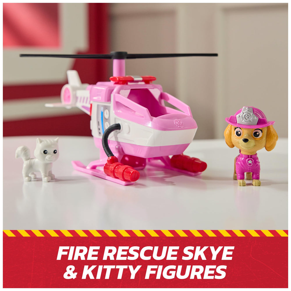 PAW Patrol rescue basket feature enables quick, pretend retrieval during playtime.