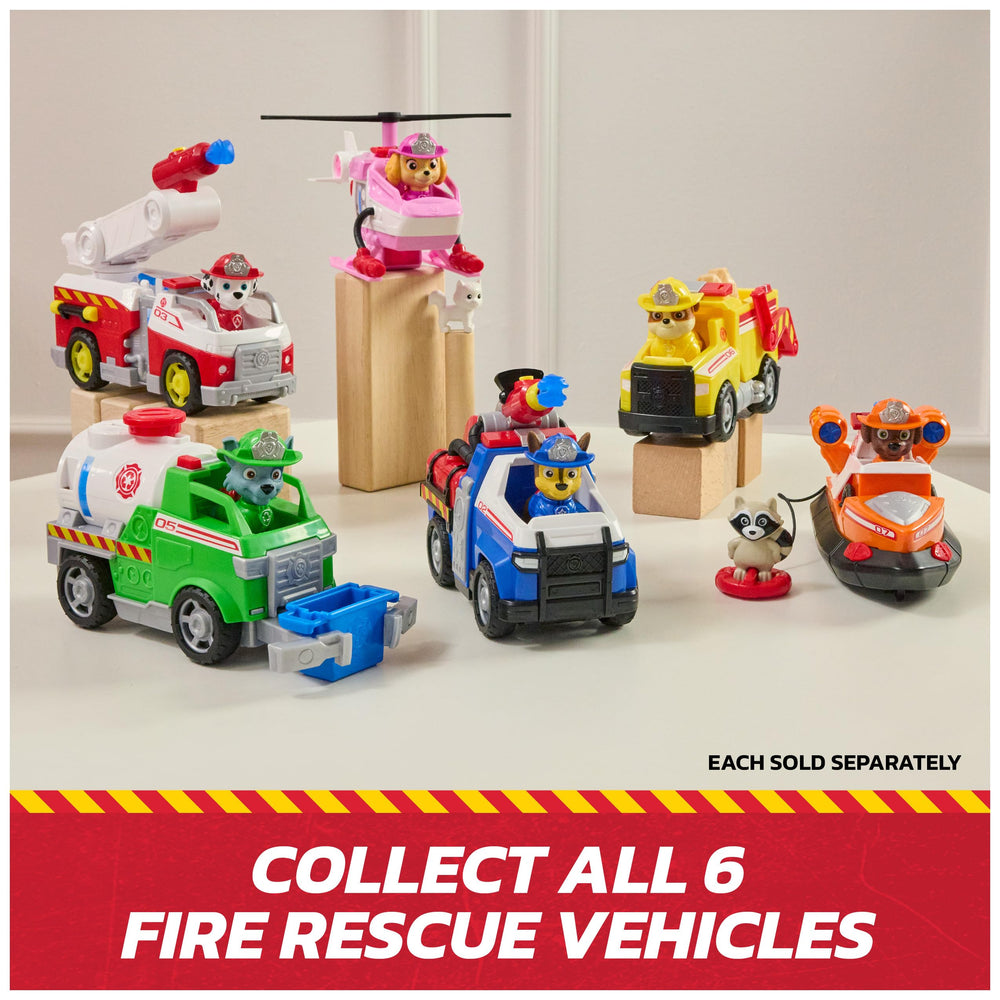 PAW Patrol rotating propellers add realistic helicopter motion to play.