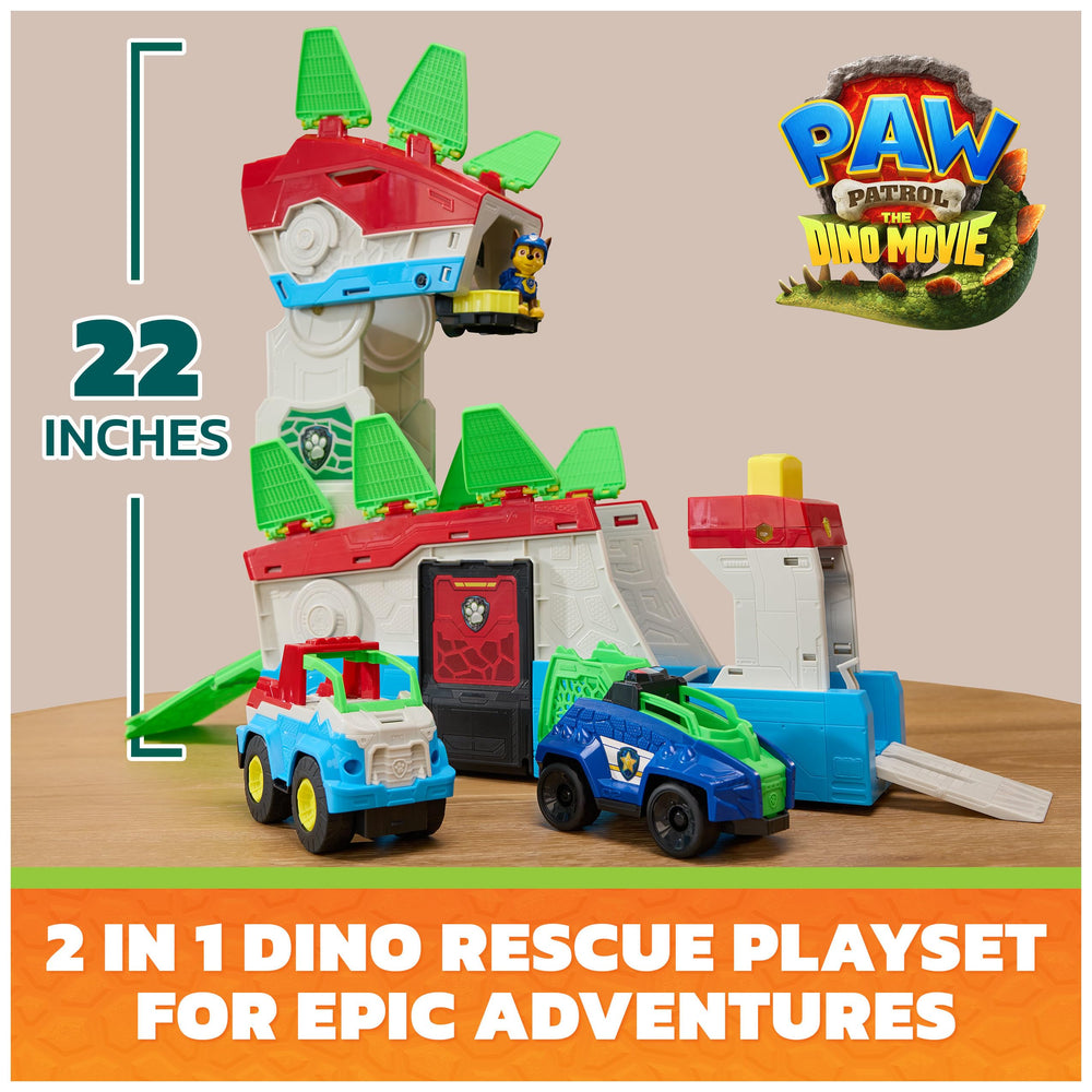 PAW Patrol HQ unfolded into a 22-inch tower offering large-scale imaginative play
