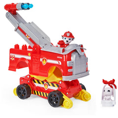PAW Patrol Marshall Rise and Rescue vehicle front view showing transforming action for quick rescues