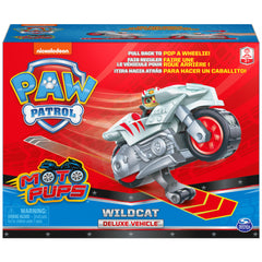 Wildcat figure included for ready-to-go roleplay with the motorcycle.