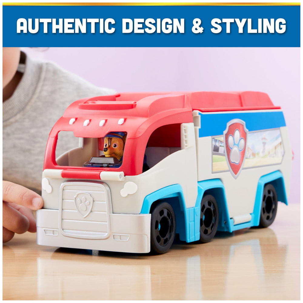 Paw Patrol Pup Squad Patroller transforming truck shows launch ramp action