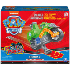 Rocky Deluxe Vehicle side view shows wheelie feature for pretend rescues