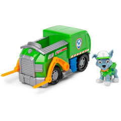 PAW Patrol Rocky recycle truck in action ready for rescue missions and imaginative play.
