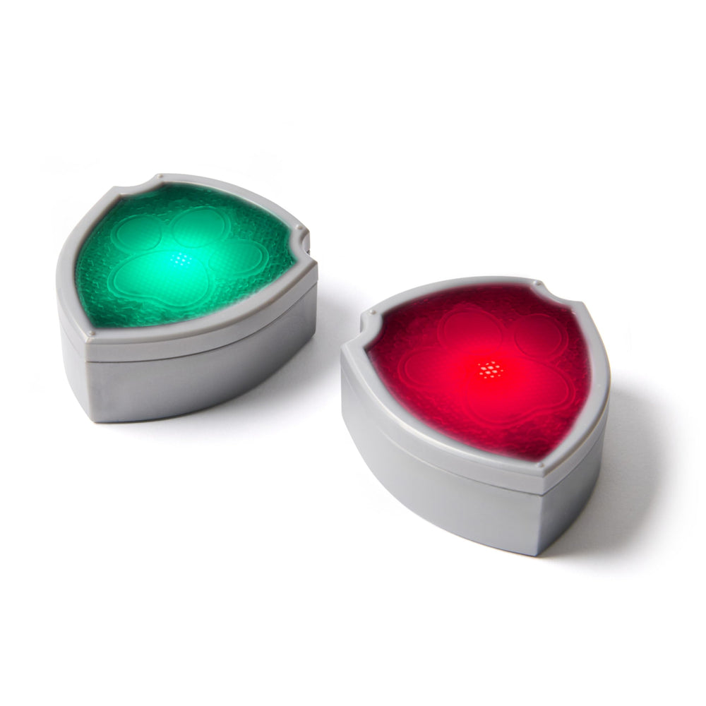 Paw Patrol Room Patrol Chase features two light-up badges for cues.