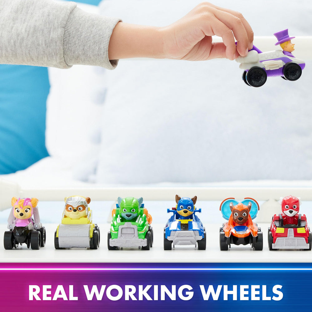 PAW Patrol Rubble Pup Squad Racer emphasizes construction-themed pretend tasks