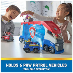 Ryder and ATV storage area helps organize figures during playtime.