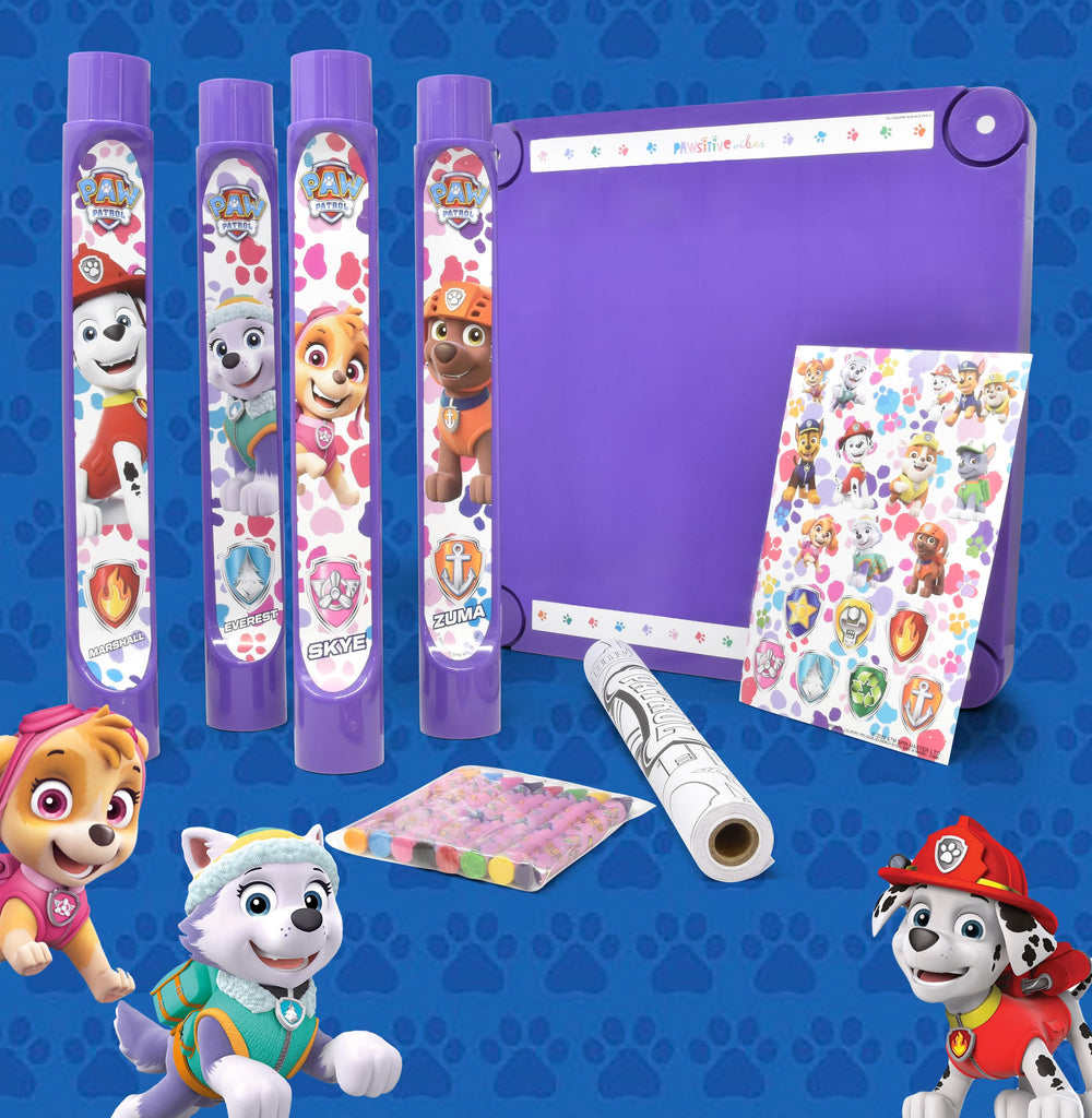 Non-toxic Paw Patrol art table materials ensure safe play.