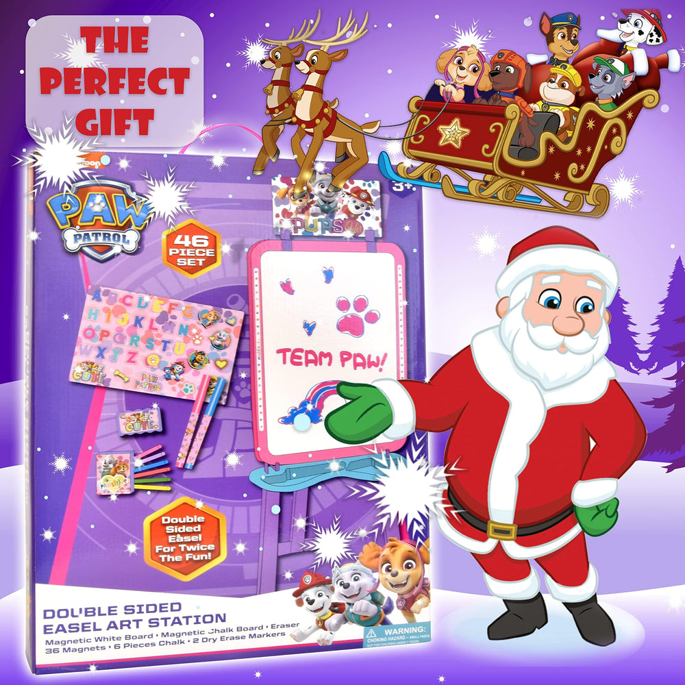 Paw Patrol dry erase board side for quick edits with markers