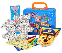 Paw Patrol stickers and markers kit encourages imaginative art sessions.