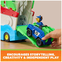 PAW Patrol tow truck in transport mode for moving HQ between missions easily