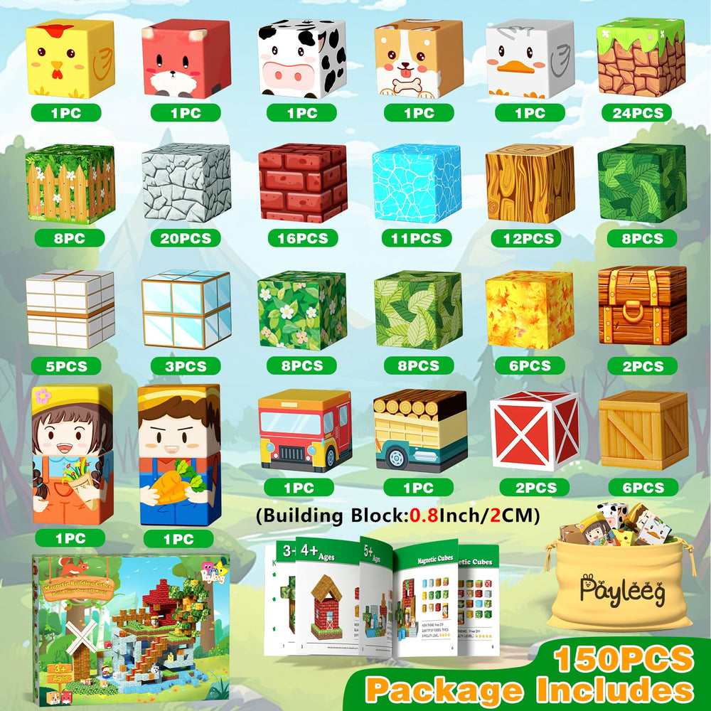 Payleeg Forest world storage bag keeps blocks organized on the go.