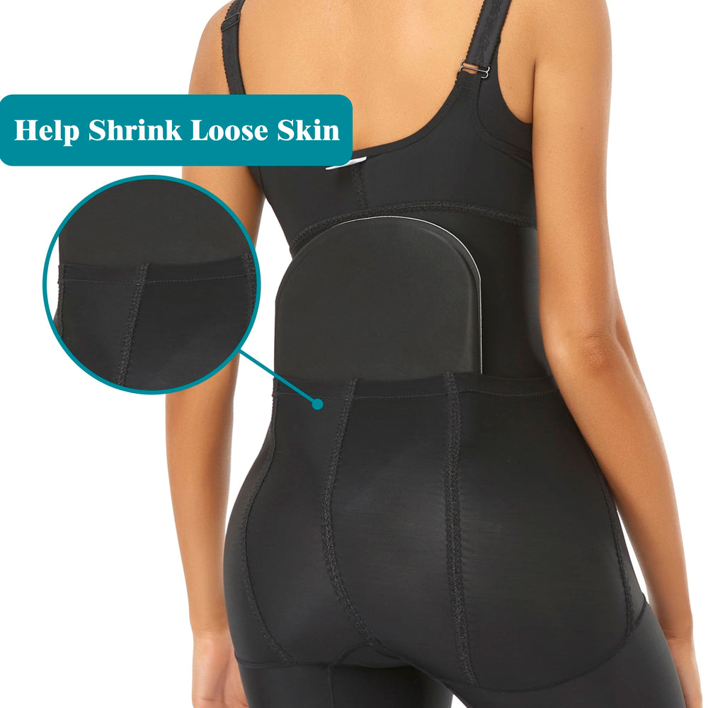 Paz Wean recovery setup shows at-home support after liposuction.