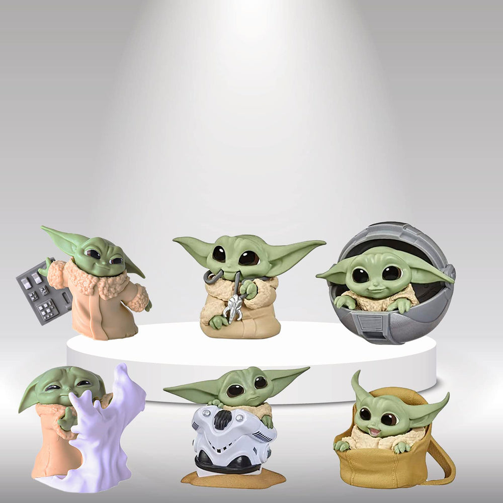 PAZATAO Baby Yoda collection set adds to your display, great for gifting.