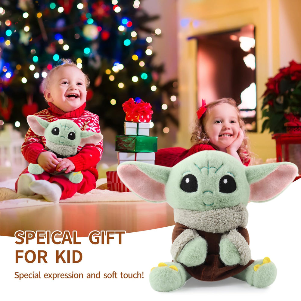 PAZATAO Baby Yoda Plush ideal travel buddy for plane or car trips