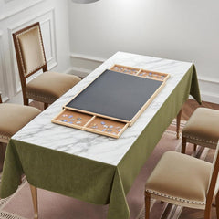PAZIONMI non-slip felt surface prevents pieces from sliding during use.