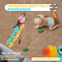 Pbooo Crab Toy family play scene highlights inclusive play.