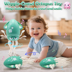 Pbooo Dancing Octopus fishing rod attachment adds seaside play and fine motor practice