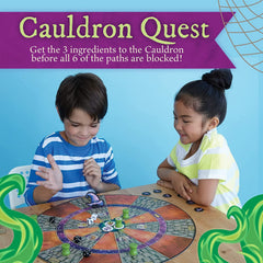 Peaceable Kingdom Cauldron Quest potion bottles showcase colorful ingredients for imaginative spell crafting.