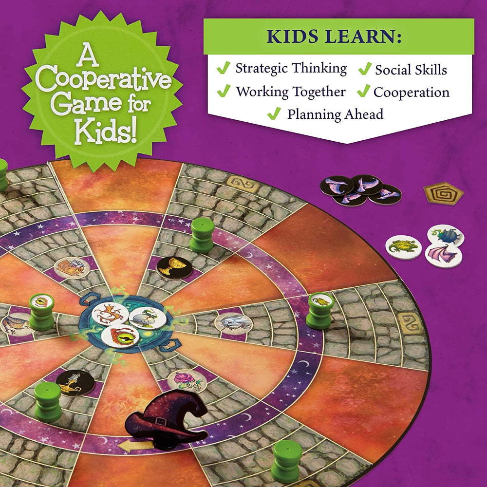 Peaceable Kingdom Cauldron Quest spell-breaker token signals critical moments.