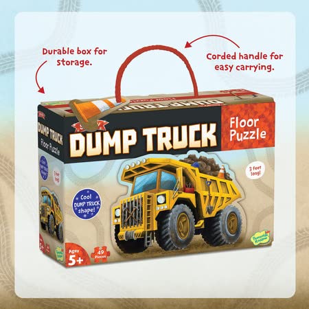 Peaceable Kingdom puzzle box with corded handle enables easy on-the-go fun