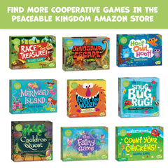 Peaceable Kingdom Feed the Woozle kids playing together strengthens social skills.