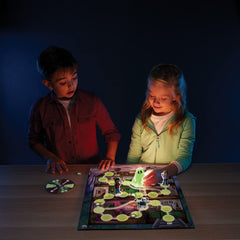 Peaceable Kingdom Ghost in Attic light-up ghost moves during play, adding suspense and engagement.