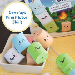 Peaceable Kingdom Happy Marshmallow campfire setup; invites cooperative pretend play