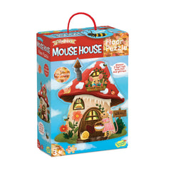 Peaceable Kingdom Mushroom House puzzle features a ladybug to encourage exploration