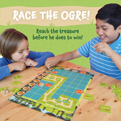 Peaceable Kingdom Race to the Treasure game board with path tiles for building