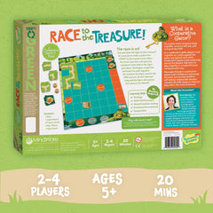 Peaceable Kingdom Race to the Treasure player pieces ready for cooperative play