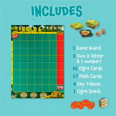 Peaceable Kingdom Race to the Treasure rulebook cover with clear instructions