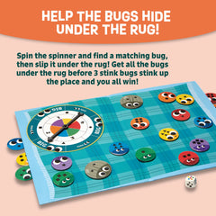 Peaceable Kingdom Snug as a Bug in a Rug cooperative-play setup for early learning and communication