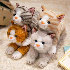 PEACH CAT decorative plush suitable for home, office, or car display