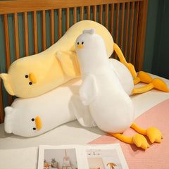 PEACH CAT long duck plush pillow makes a delightful gift for kids and adults.