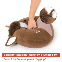 PEACH CAT vacuum-packaged plush that fluffs up with sun or gentle heat.