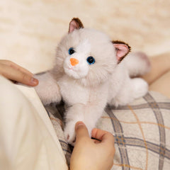 PEACH CAT soft plush fur texture, ideal for comforting hugs