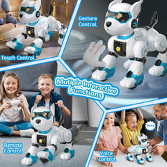 PeachLeaf dog robot imitates ten animals to spark curiosity.