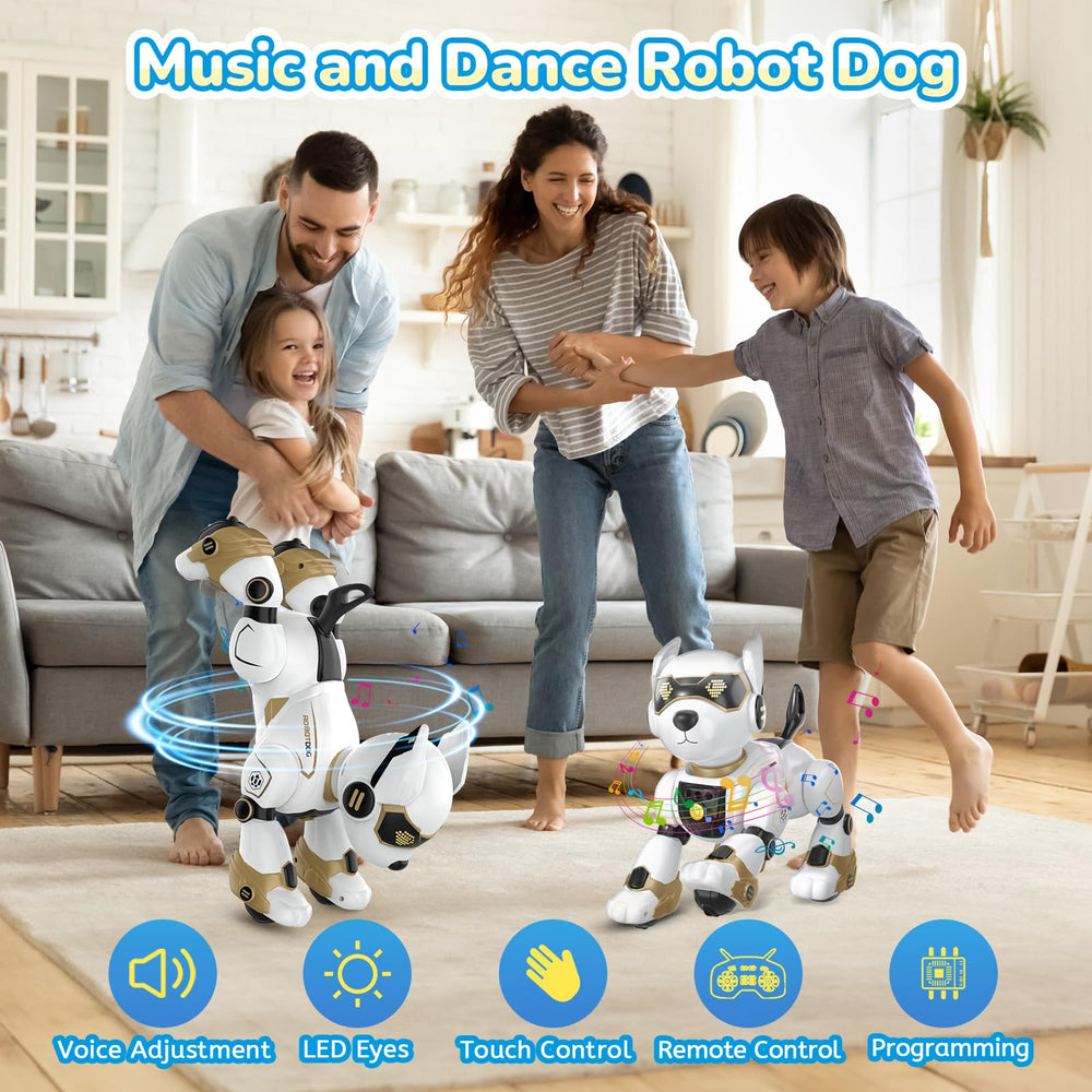 PeachLeaf robot dog imitates elephant to spark imagination and exploration.