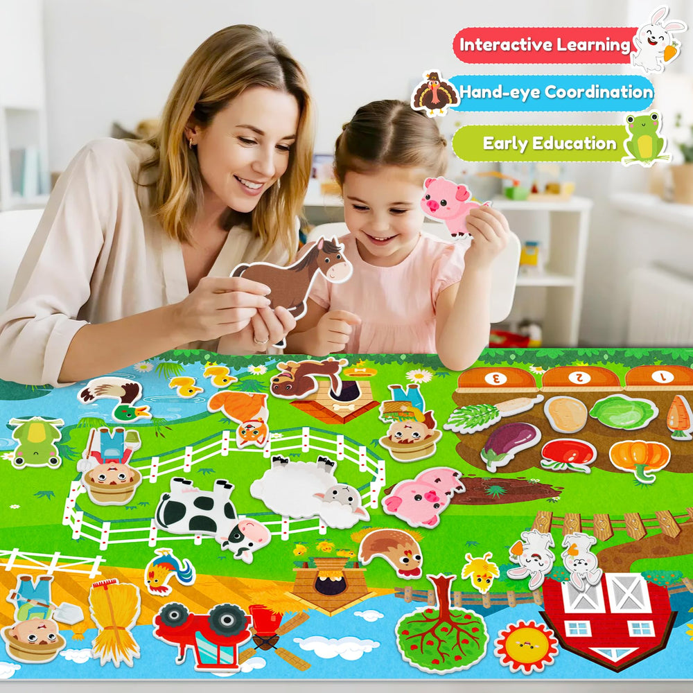 Peacurh farm animals figures encourage interactive storytelling and role play.