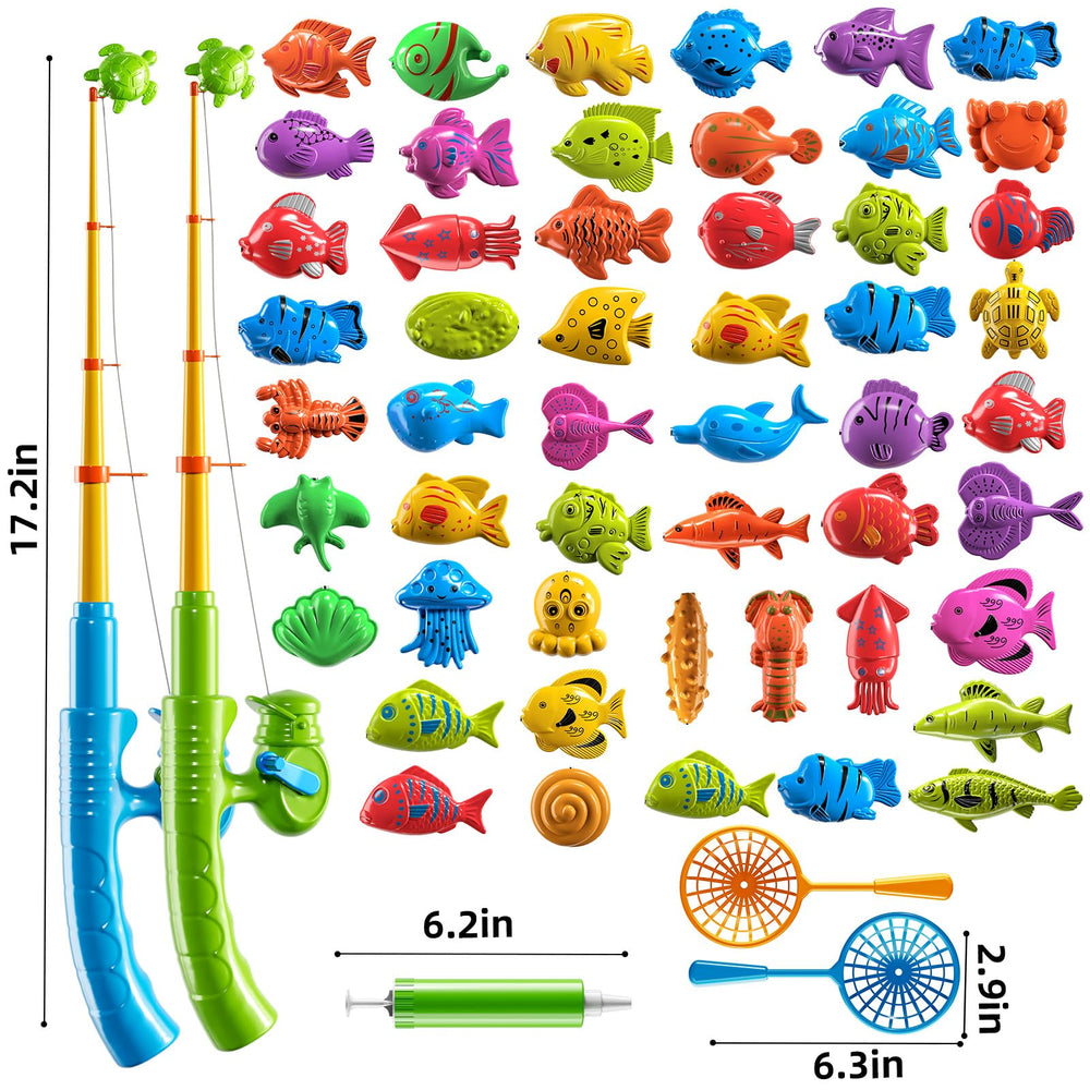 Colorful PEADUCK fish aids counting and color recognition