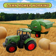 Peagprav farmer figure included for interactive farm scenes