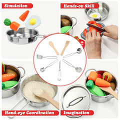 PEAINBOX cutting board and toy knife for safe slicing practice