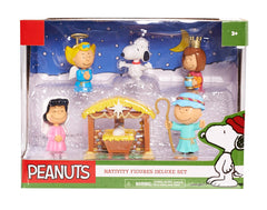 Peanuts Christmas Nativity Deluxe Charlie Brown figurine for festive display and storytelling