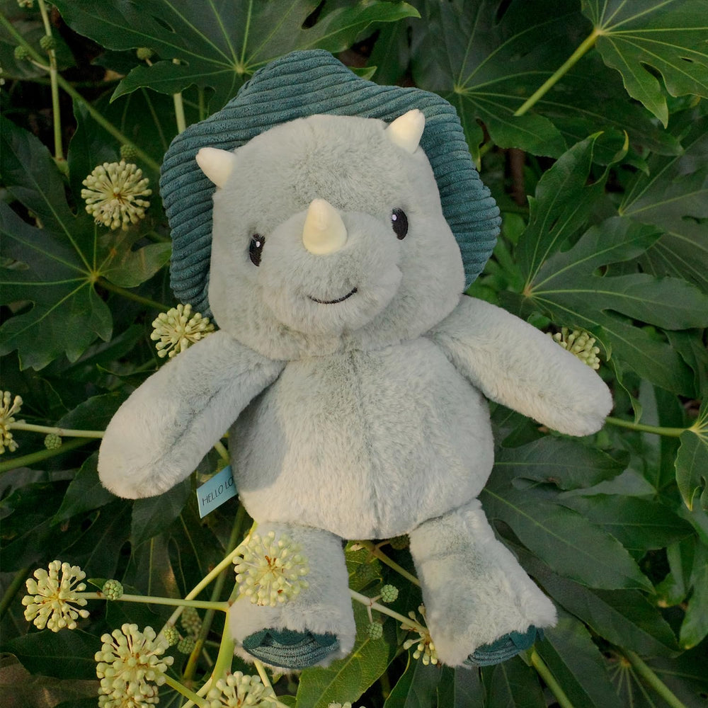 Gender-neutral Peanutshell Ace plush suitable for babies and toddlers.