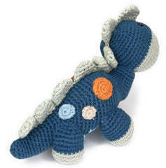 Pebble Steggi Blue face profile inviting storytelling and pretend play.
