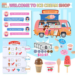 Colorful Peccvon ice cream balls and cones inspire sensory exploration and storytelling.