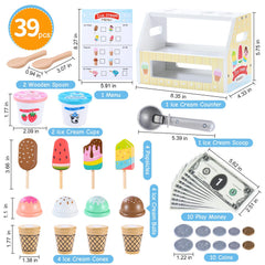Peccvon scooper in use to scoop pretend ice cream for a child-friendly scene.