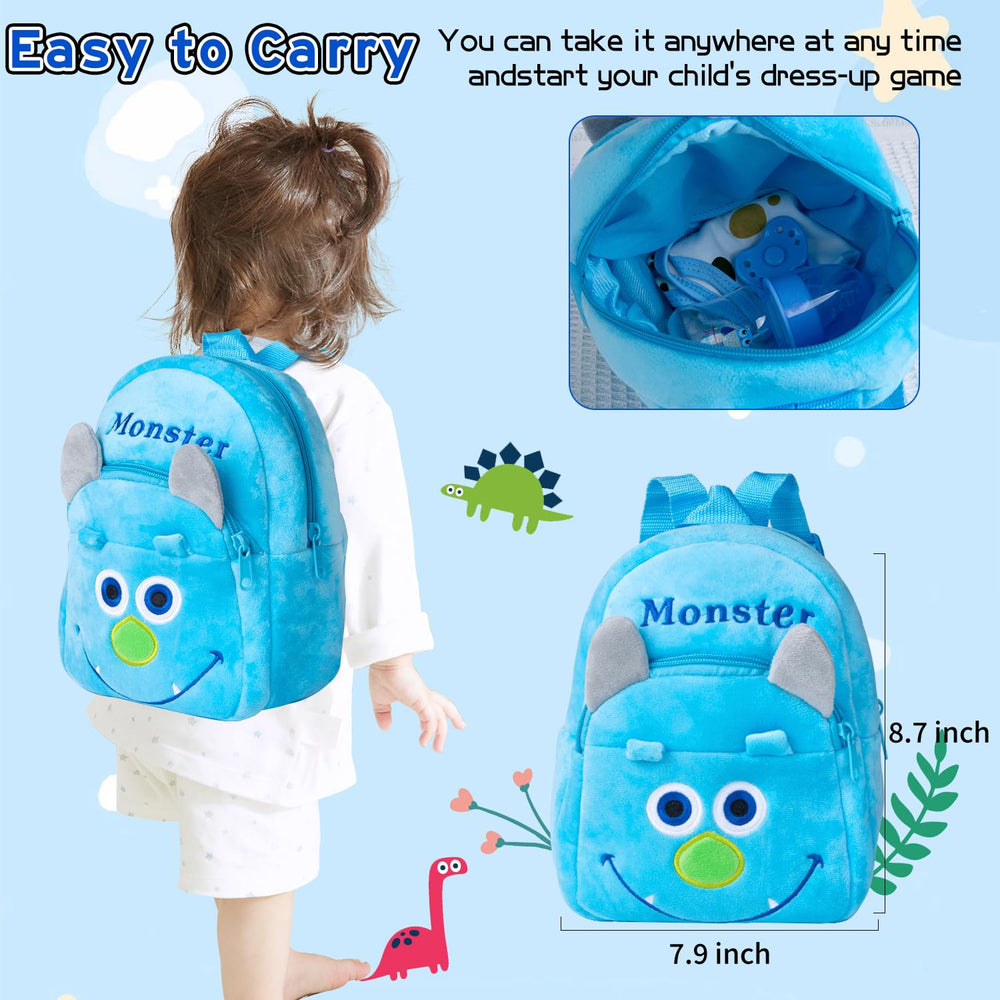 Pedolltree dino bib to protect outfits during play feeding