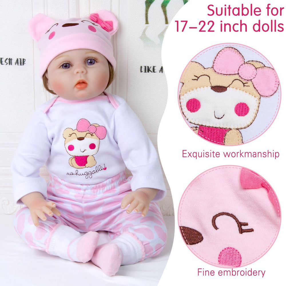 Pedolltree pink heart pants complete the outfit with easy dressing and fit